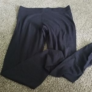 Pink black yoga leggings